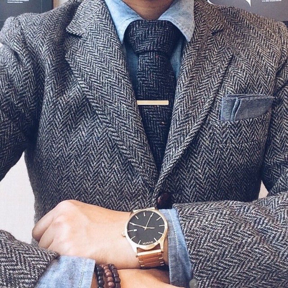 SOLD Croft & Barrow Gray Tweed Blazer